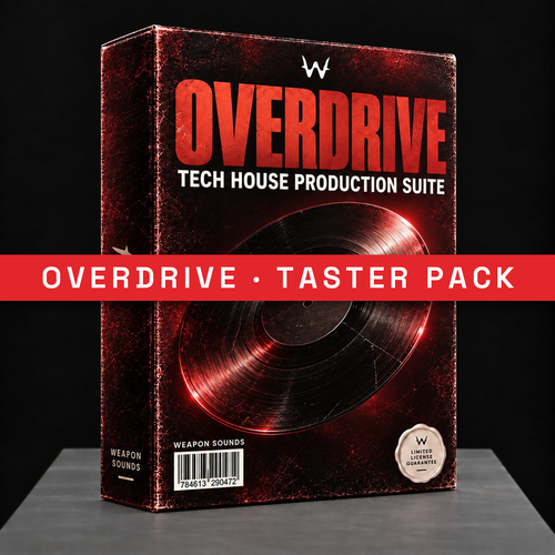 Free tech house sample pack: the Overdrive Taster Pack by Weapon Sounds